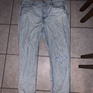 American Eagle Outfitters Light Wash Straight Leg Jeans